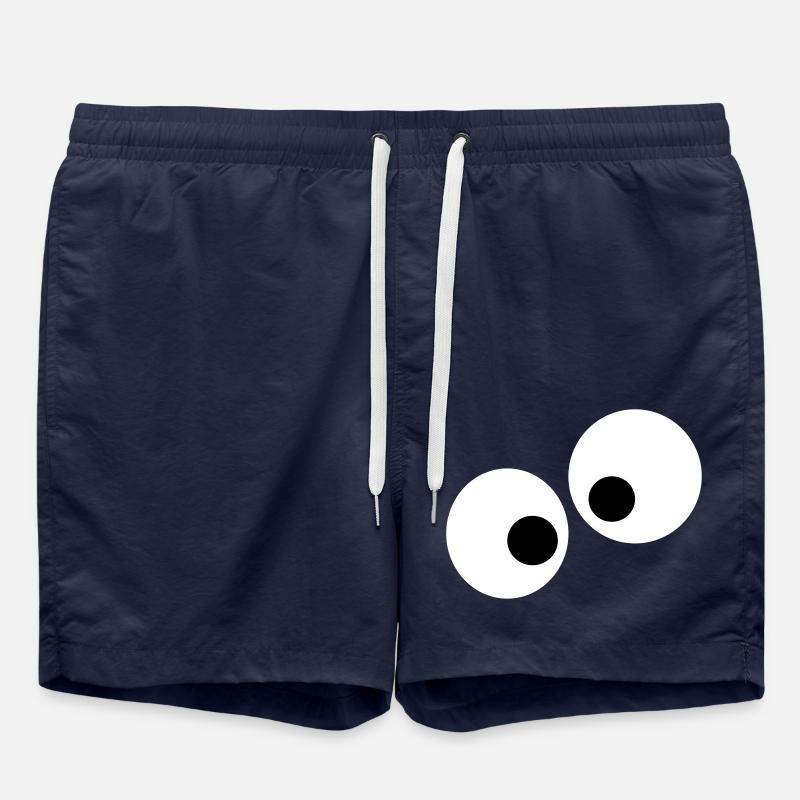 yeux - Short de bain - bleu marine