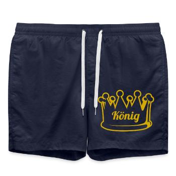 Roi - Short de bain - bleu marine - Devant - AI Model Male 185 light (185cm)
