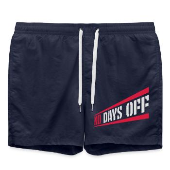 no days off Zitat - Badeshorts - French Navy - Vorne - AI Model Male 185 light (185cm)