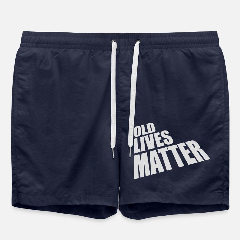 old lives matter quote - Swim Trunks - french navy