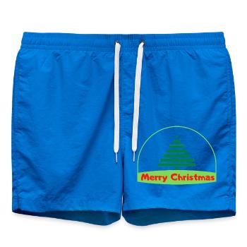 Frohe Weihnachten - Badeshorts - Cobalt blue - Vorne