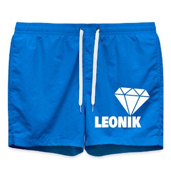Gift for Leonik - Swim Trunks - cobalt blue - Front