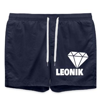 Cadeau pour Leonik - Short de bain - bleu marine - Devant - AI Model Male 185 light (185cm)