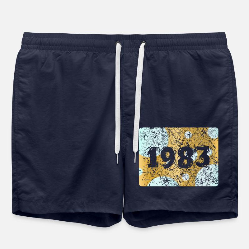 1983 - Short de bain - bleu marine