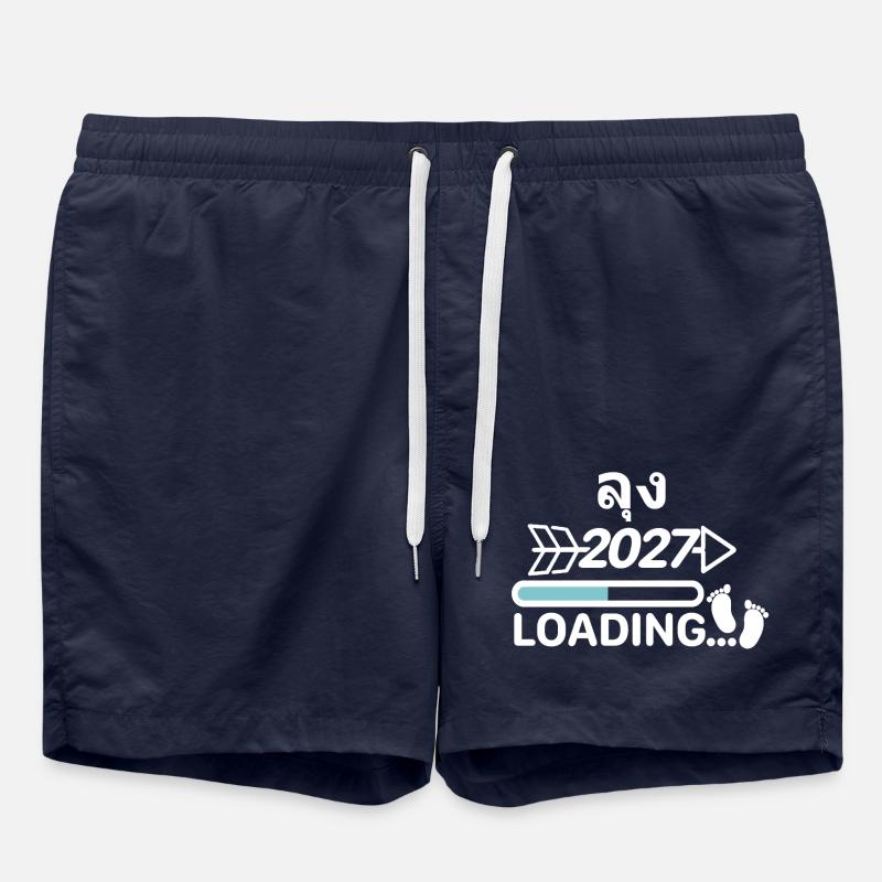ลุง 2027 oncle thaï2027 - Short de bain - bleu marine