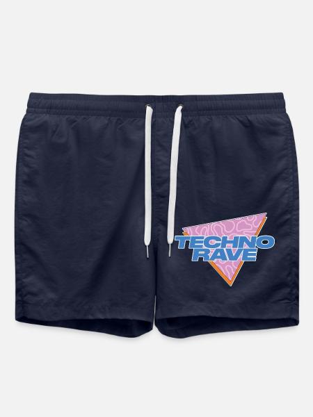 TECHNO RAVE - Badeshorts - French Navy
