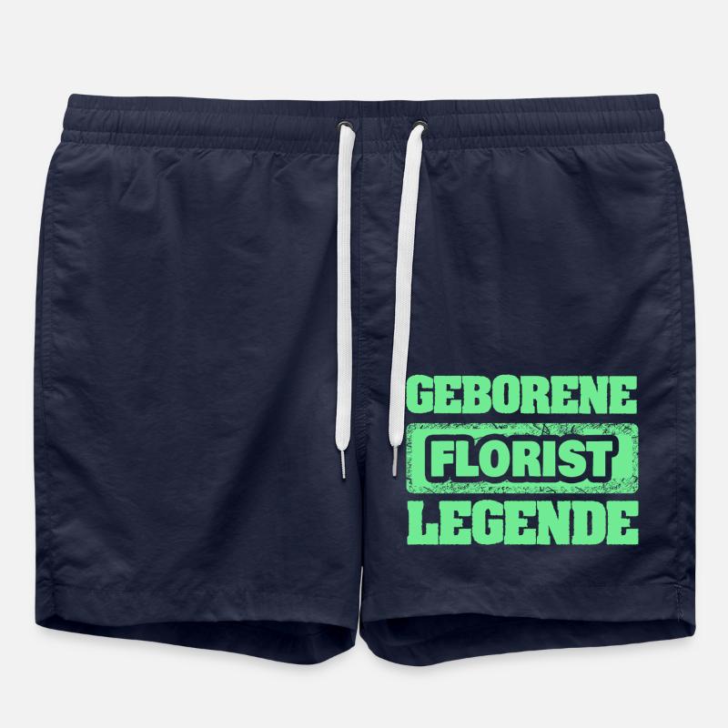 Profession : Fleuriste - Short de bain - bleu marine