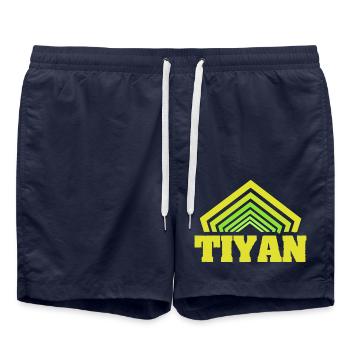 Tiyan als Vorname - Badeshorts - French Navy - Vorne - AI Model Male 185 light (185cm)