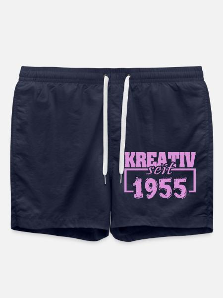 1955 1955 - Swim Trunks - french navy