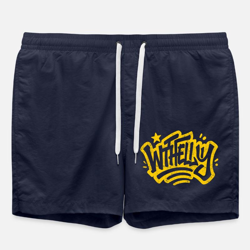 Was zum Teufel? - Badeshorts - French Navy