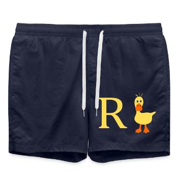 Rente Ente - Badeshorts - French Navy - Vorne - AI Model Male 185 light (185cm)