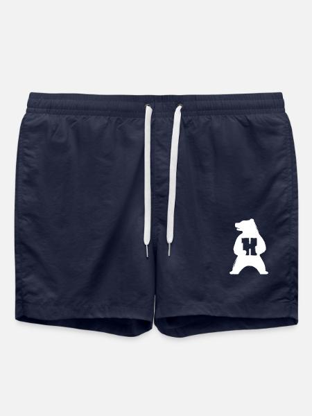 H-Bear Silhouette - Short de bain - bleu marine