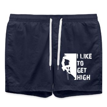 Climbing - Swim Trunks - french navy - Front - AI Model Male 185 light (185cm)