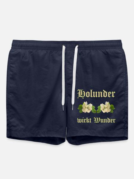 holunder wirkt wunder - Badeshorts - French Navy