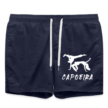 Capoeira - Short de bain - bleu marine - Devant - AI Model Male 185 light (185cm)