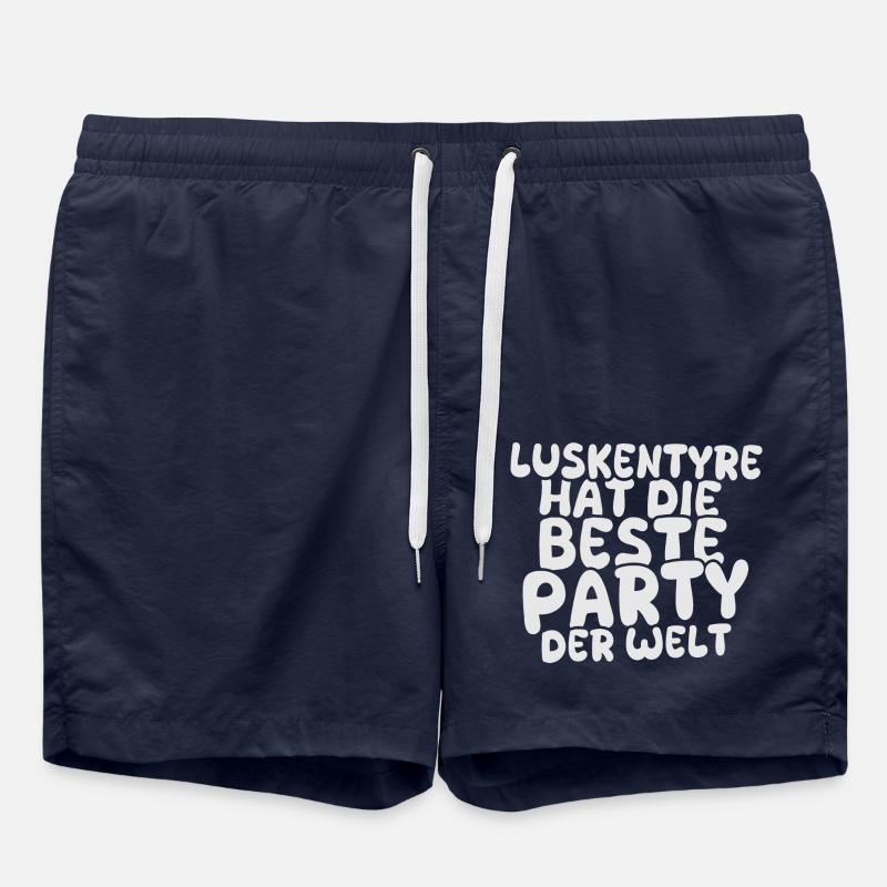 Destination de vacances Luskentyre - Short de bain - bleu marine