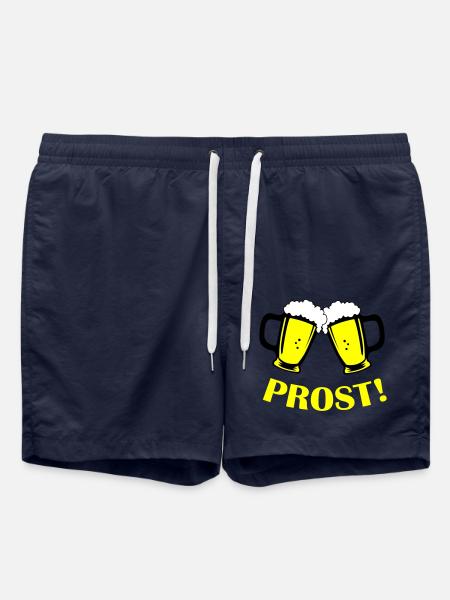 bier prost - Badeshorts - French Navy