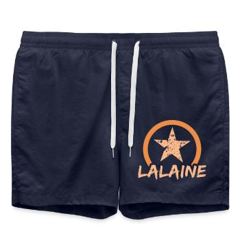 Lalaine als Vorname - Badeshorts - French Navy - Vorne - AI Model Male 185 light (185cm)