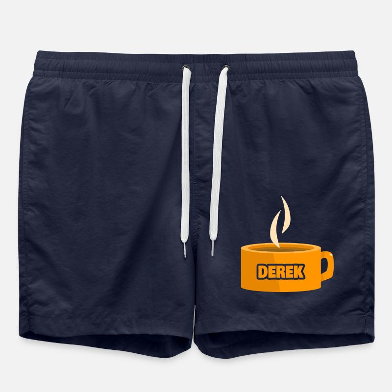 Derek als Teetasse - Badeshorts - French Navy