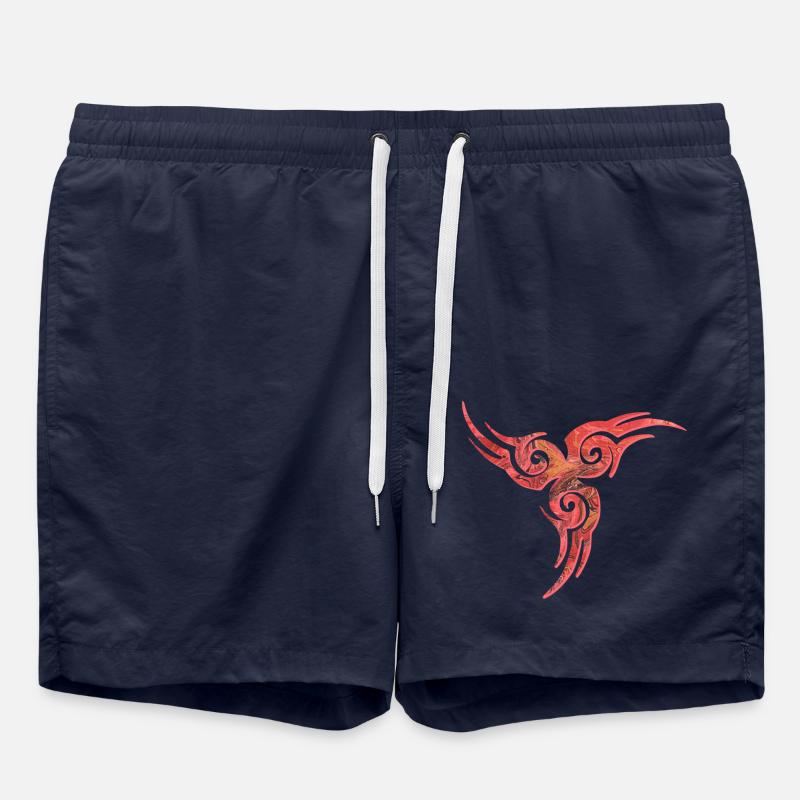celtic symbol 17 e 13 - Swim Trunks - french navy