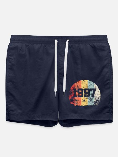 Vintage 1997 anniversaire cadeau vintage rétro - Short de bain - bleu marine