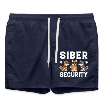 T-shirt Husky - Short de bain - bleu marine - Devant - AI Model Male 185 light (185cm)
