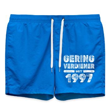 Né en 1997 - Short de bain - cobalt blue - Devant