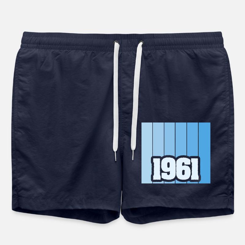 1961 - Swim Trunks - french navy