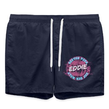 Fête des pères Eddie - Short de bain - bleu marine - Devant - AI Model Male 185 light (185cm)