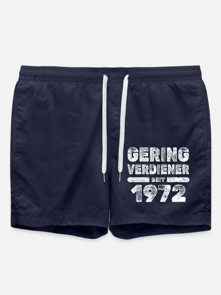 1972 - Short de bain - bleu marine