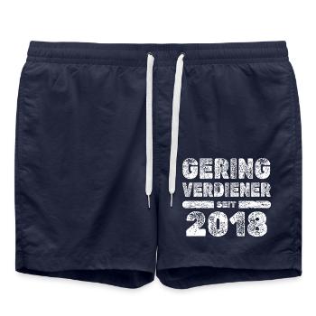 2018 - Swim Trunks - french navy - Front - AI Model Male 185 light (185cm)