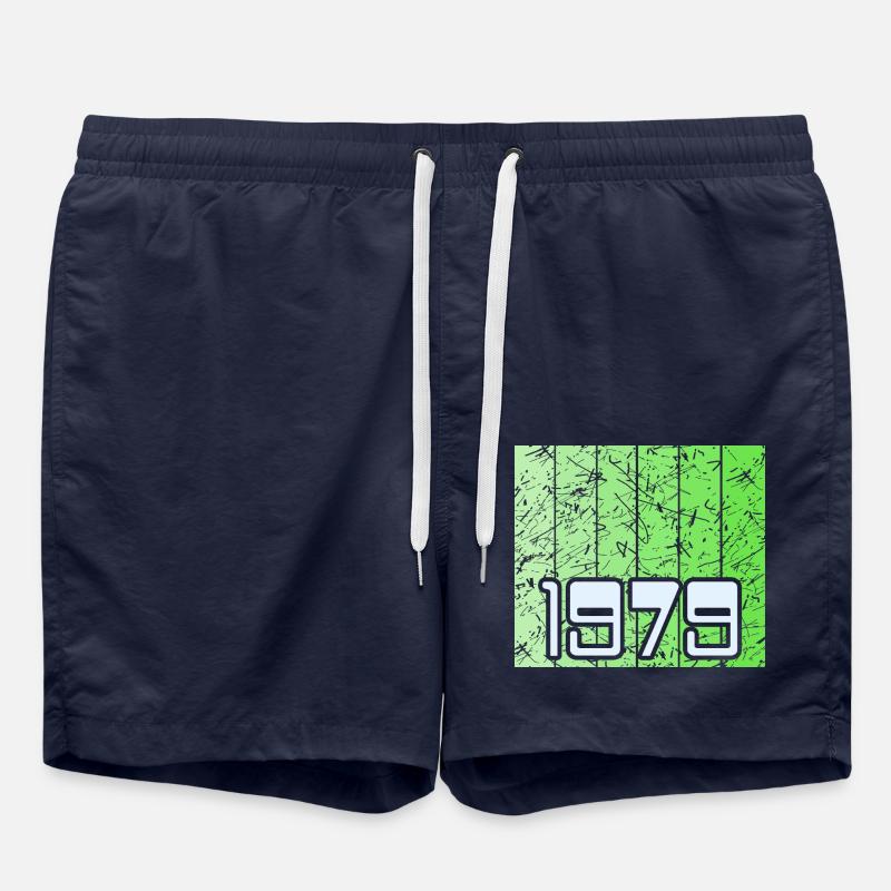 Green 1979 - Swim Trunks - french navy