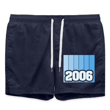 Jahrgang 2006 - Badeshorts - French Navy - Vorne - AI Model Male 185 light (185cm)
