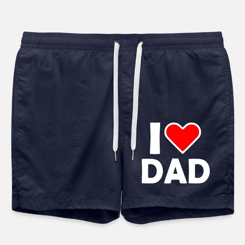 I love dad - Swim Trunks - french navy