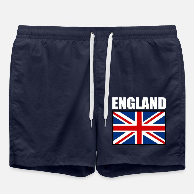 angleterre - Short de bain - bleu marine