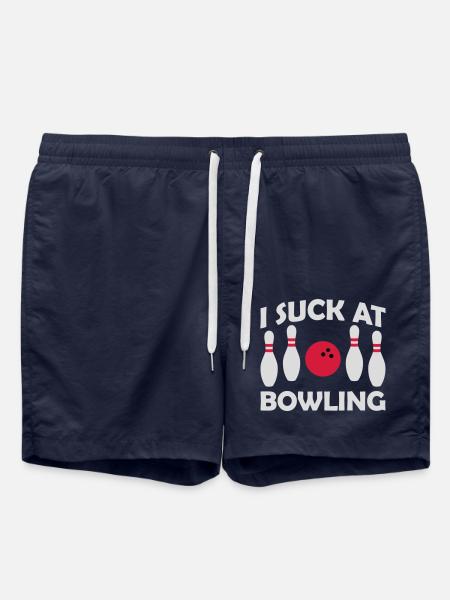I suck at bowling - Swim Trunks - french navy