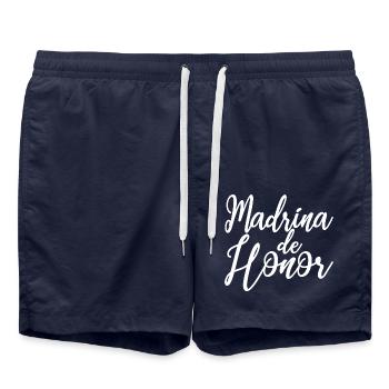 Madrina de Honor Bridesmaid Wedding Team Bride - Swim Trunks - french navy - Front - AI Model Male 185 light (185cm)