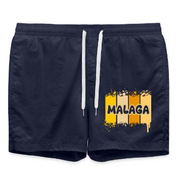 Malaga Malaga - Short de bain - bleu marine - Devant - AI Model Male 185 light (185cm)