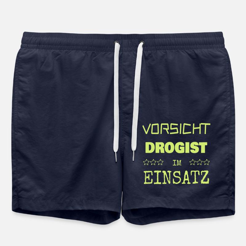 Chimiste - Short de bain - bleu marine