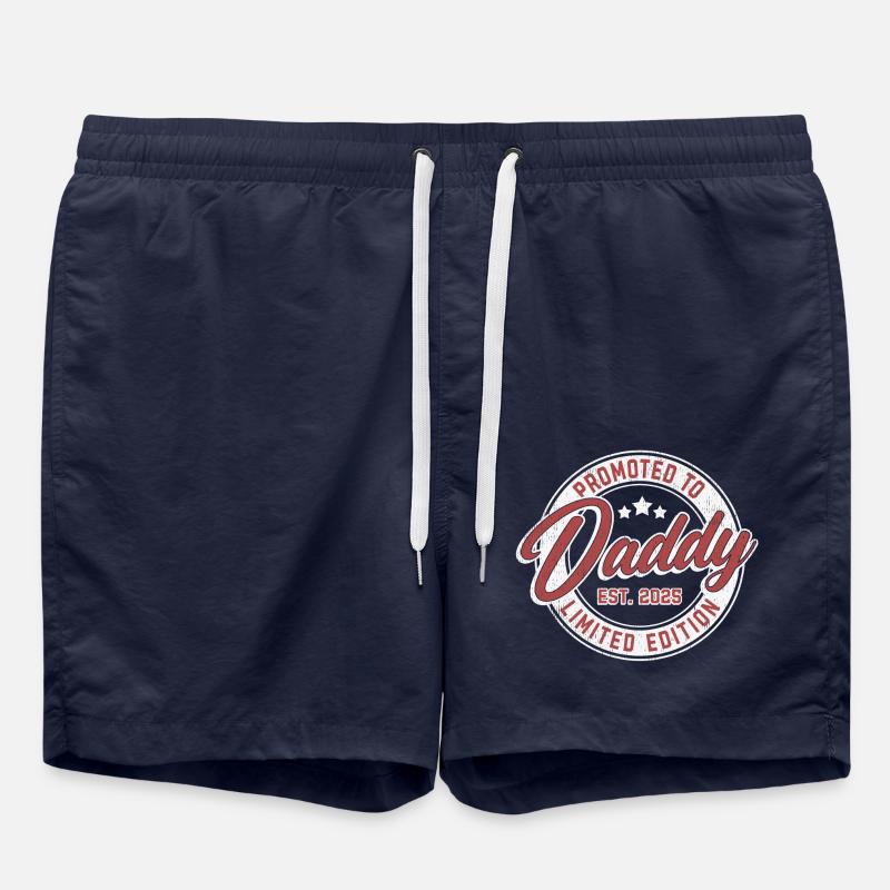 Promotion à papa 2025 - Short de bain - bleu marine
