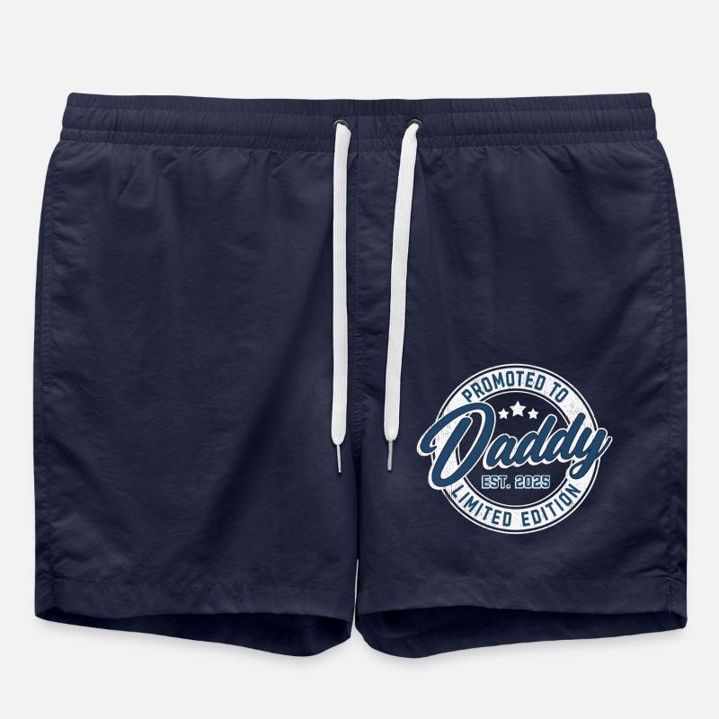 Promotion to Dad 2025 - Swim Trunks - french navy
