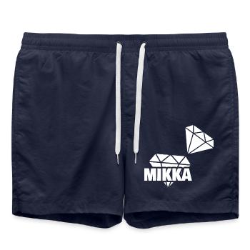 Mikka comme précieux - Short de bain - bleu marine - Devant - AI Model Male 185 light (185cm)