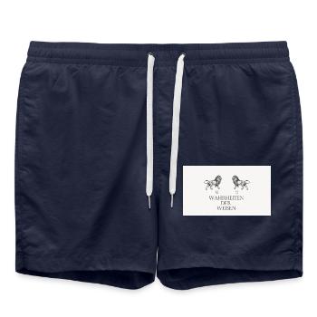 WahrheitderWeisen - Badeshorts - French Navy - Vorne - AI Model Male 185 light (185cm)