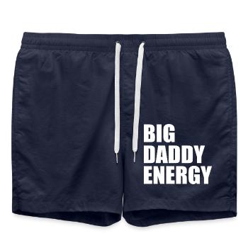 Big daddy energy - Short de bain - bleu marine - Devant - AI Model Male 185 light (185cm)