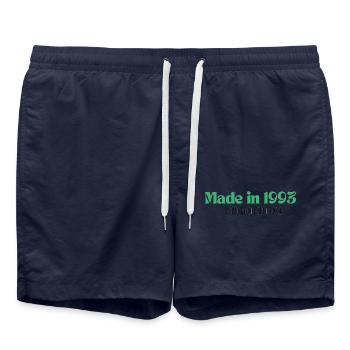 Made in 1993 - Perfection since day 1 - Swim Trunks - french navy - Front - AI Model Male 185 light (185cm)