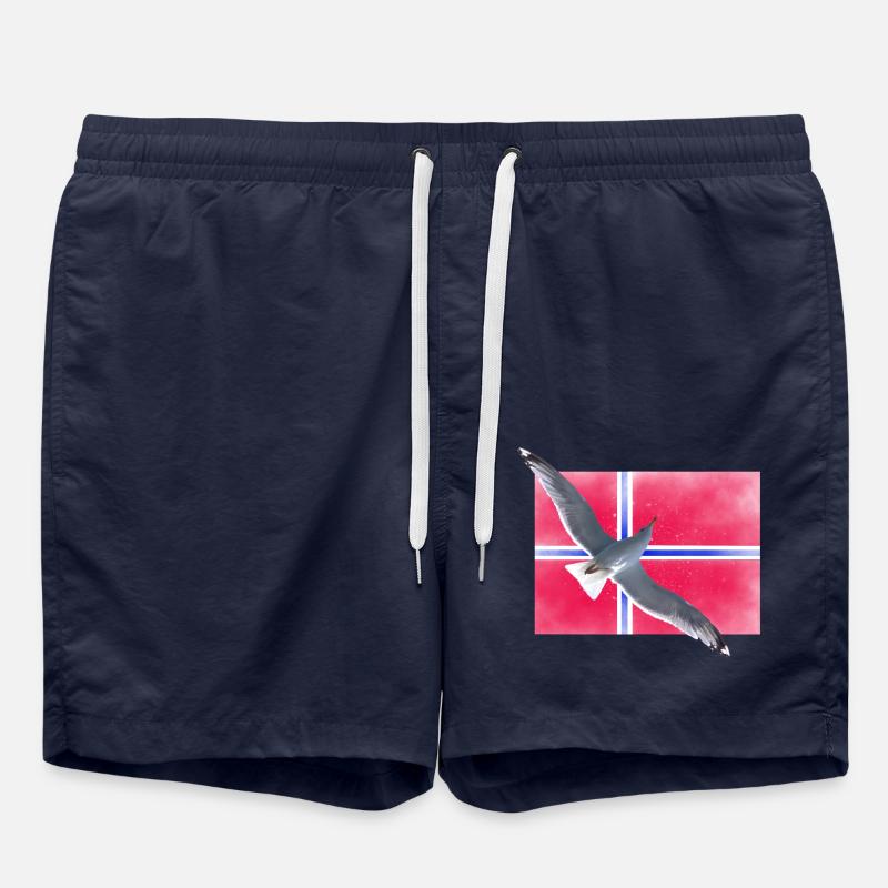 Norvège Norge - Short de bain - bleu marine