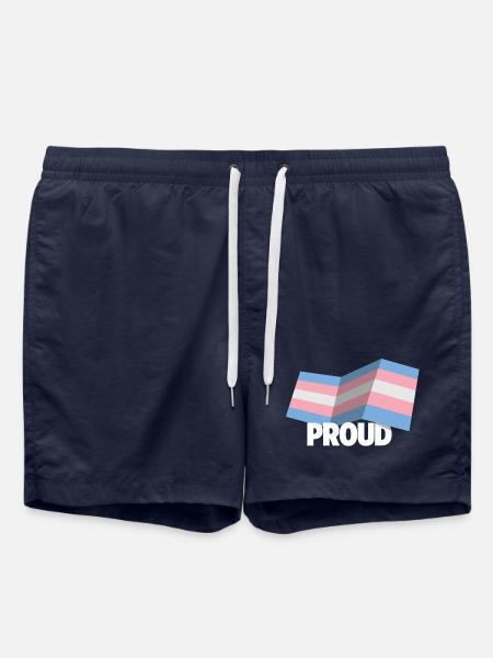 PROUD 2025 Trans - Badeshorts - French Navy