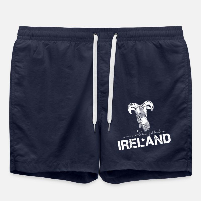Irlande Irlande moutons - Short de bain - bleu marine