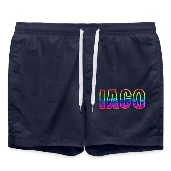 Iago RS Arc-en-ciel - Short de bain - bleu marine - Devant - AI Model Male 185 light (185cm)