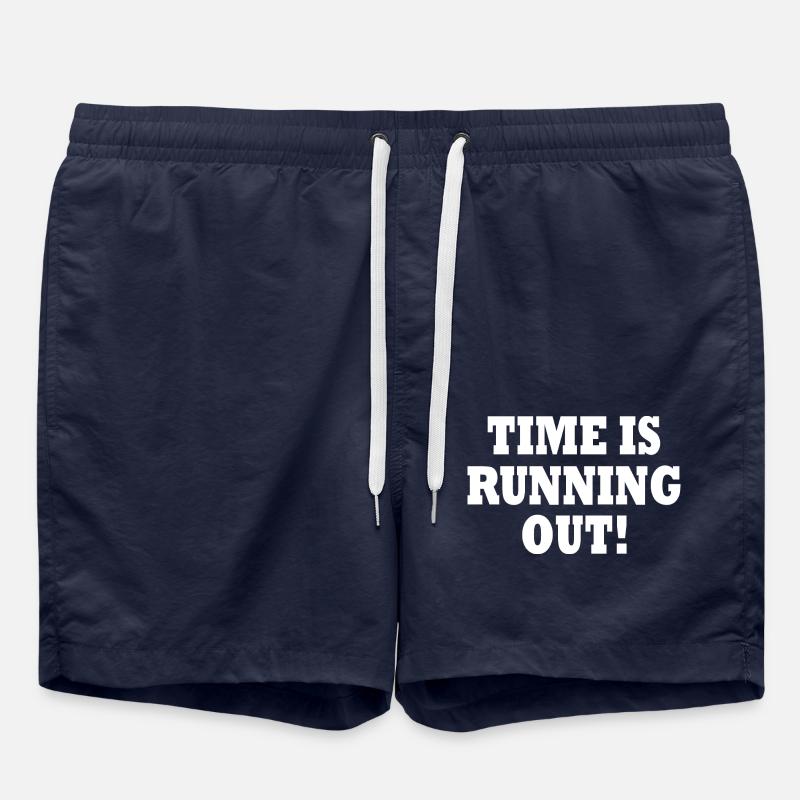 time is running out - Swim Trunks - french navy